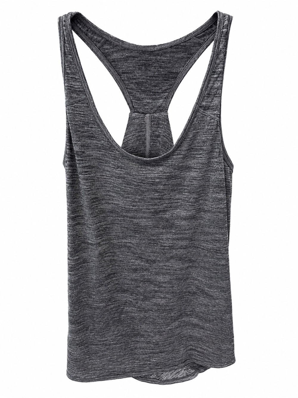 Lululemon Women’s Gray Criss Cross Racerback Athletic Tank Top S/M